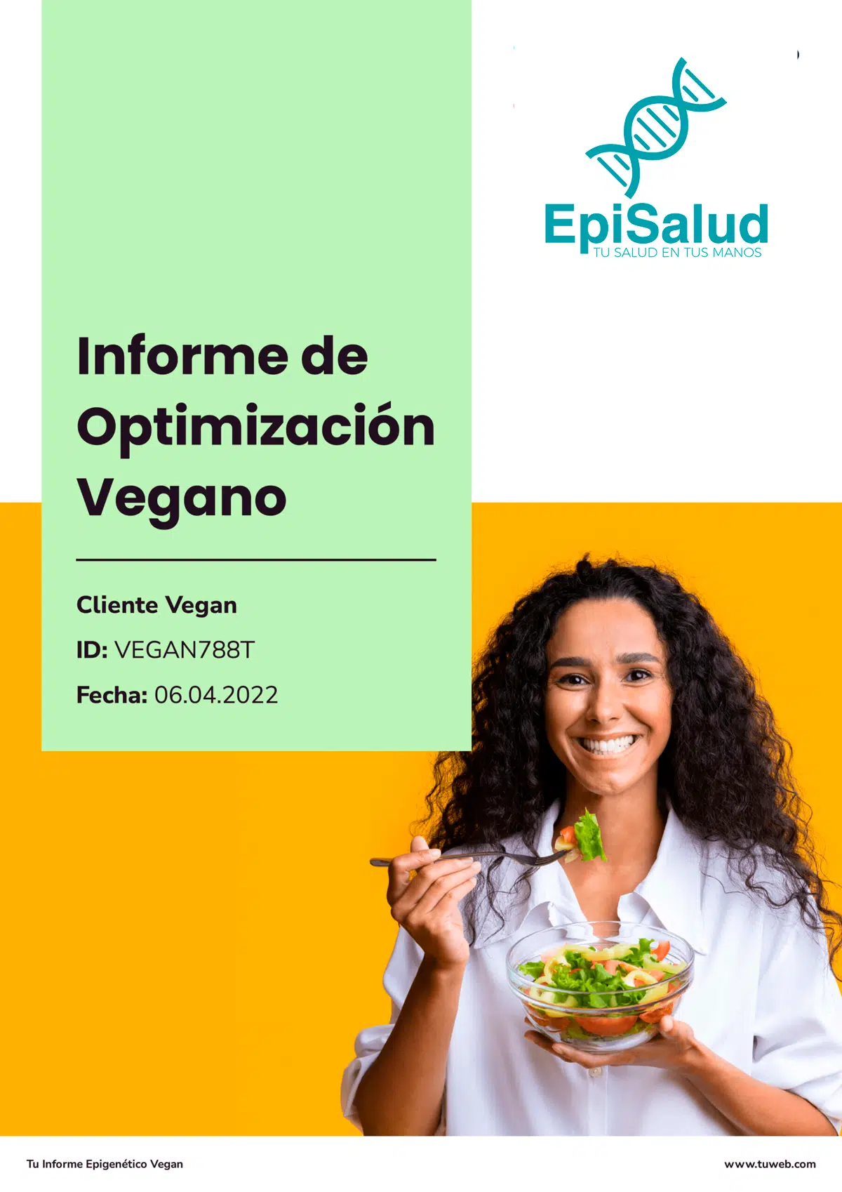 Informe optimización vegano