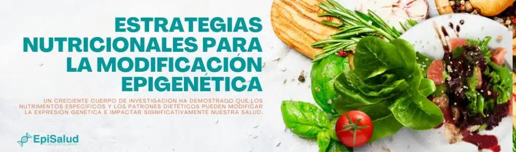 Estrategias nutricionales para la modificación epigenética